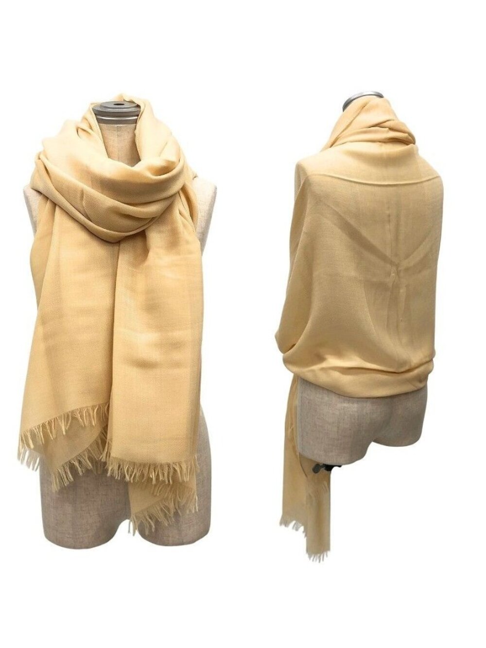 Hermes Scarf Cream